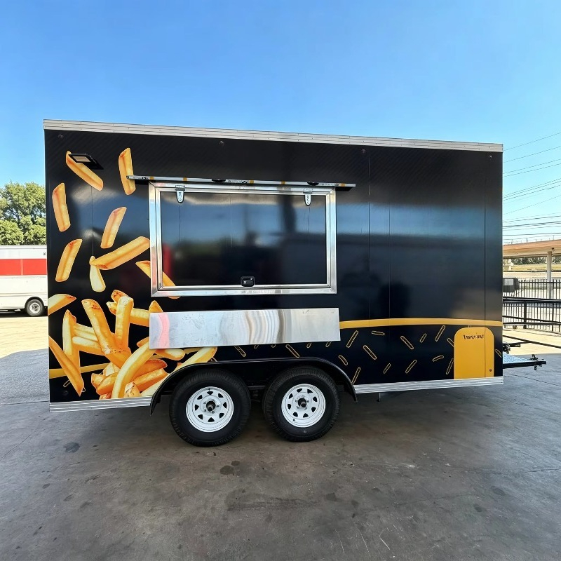 Fully Equipped Food Trailer Fa - đánh giá và giá Food Snacks Catering