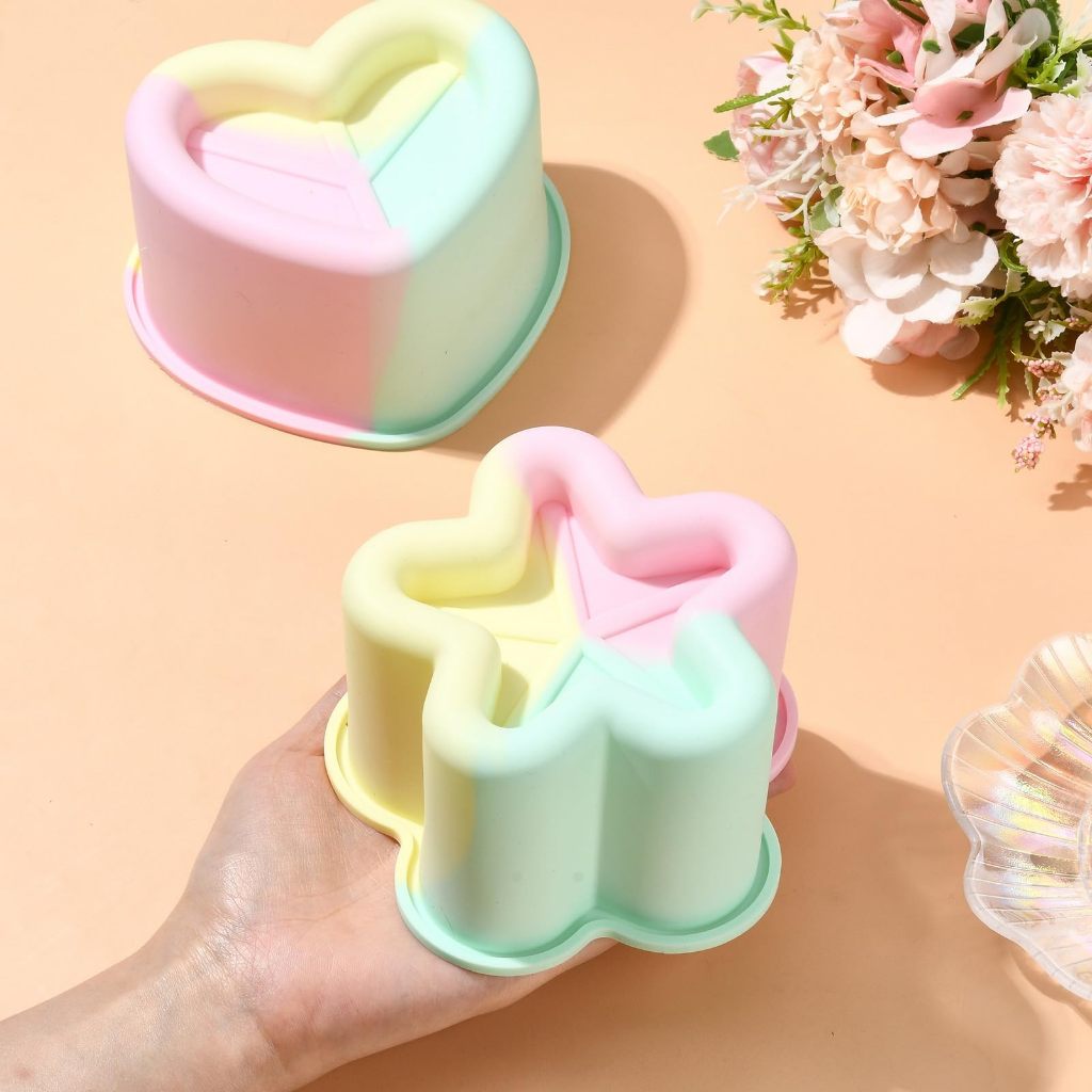 Heart&Star Shape Silicone Baki - đánh giá và giá Chocolate Snack