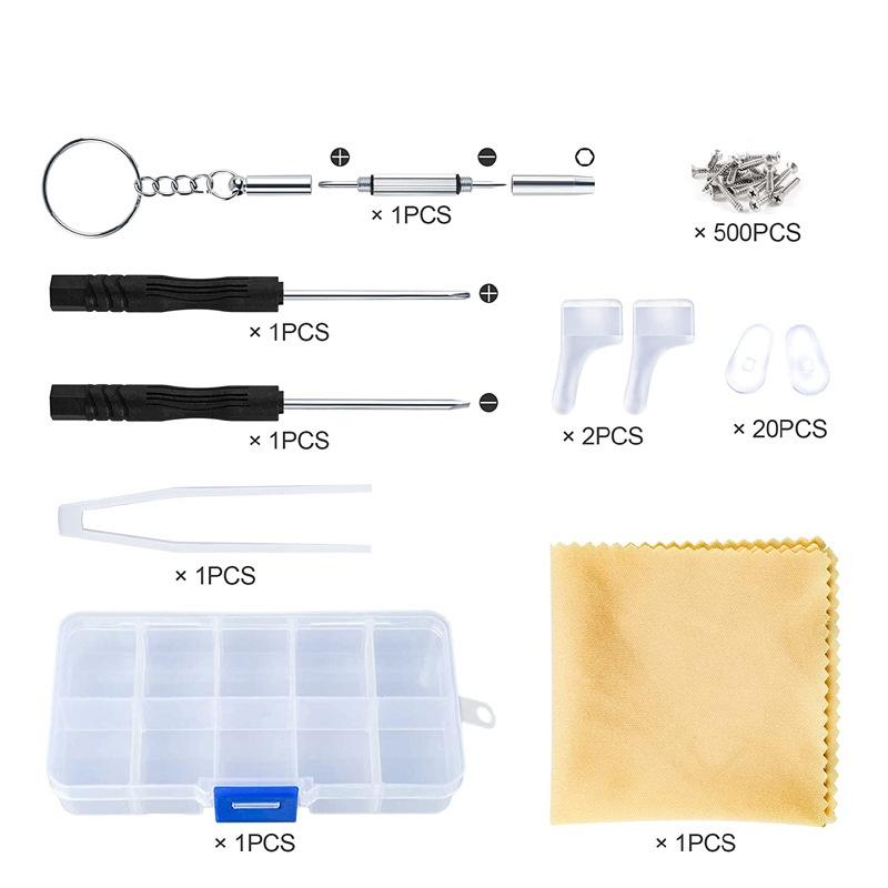 New·500Pcs/set Eyeglasses Sung - đánh giá và giá Nuts Mix