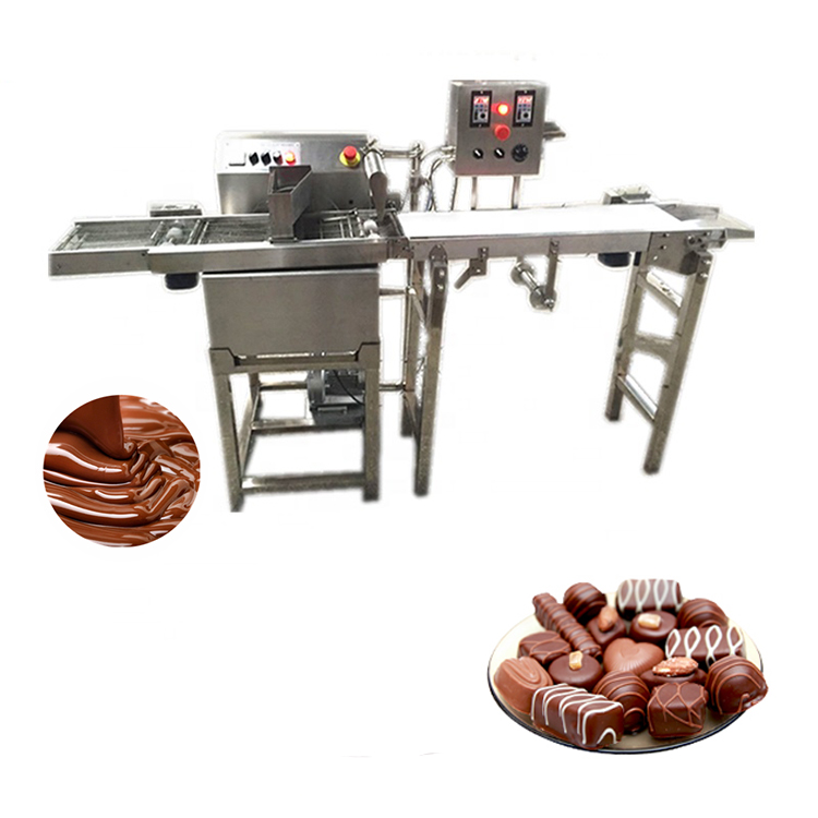 Donut Chocolate Coating Machin - đánh giá và giá Chocolate Snack