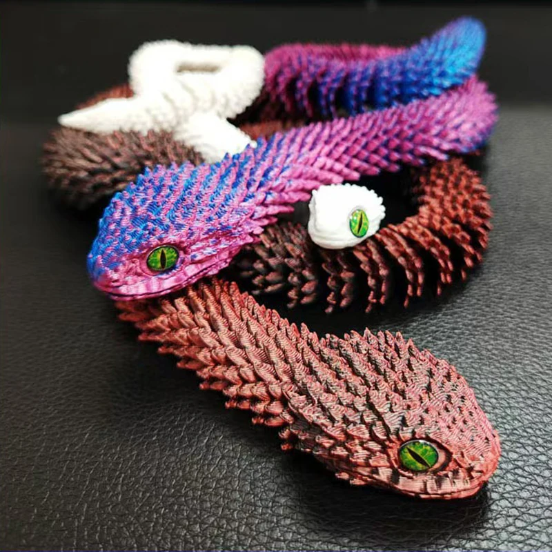 3D Printed Snake Movable Joint - đánh giá và giá Gummy Candy