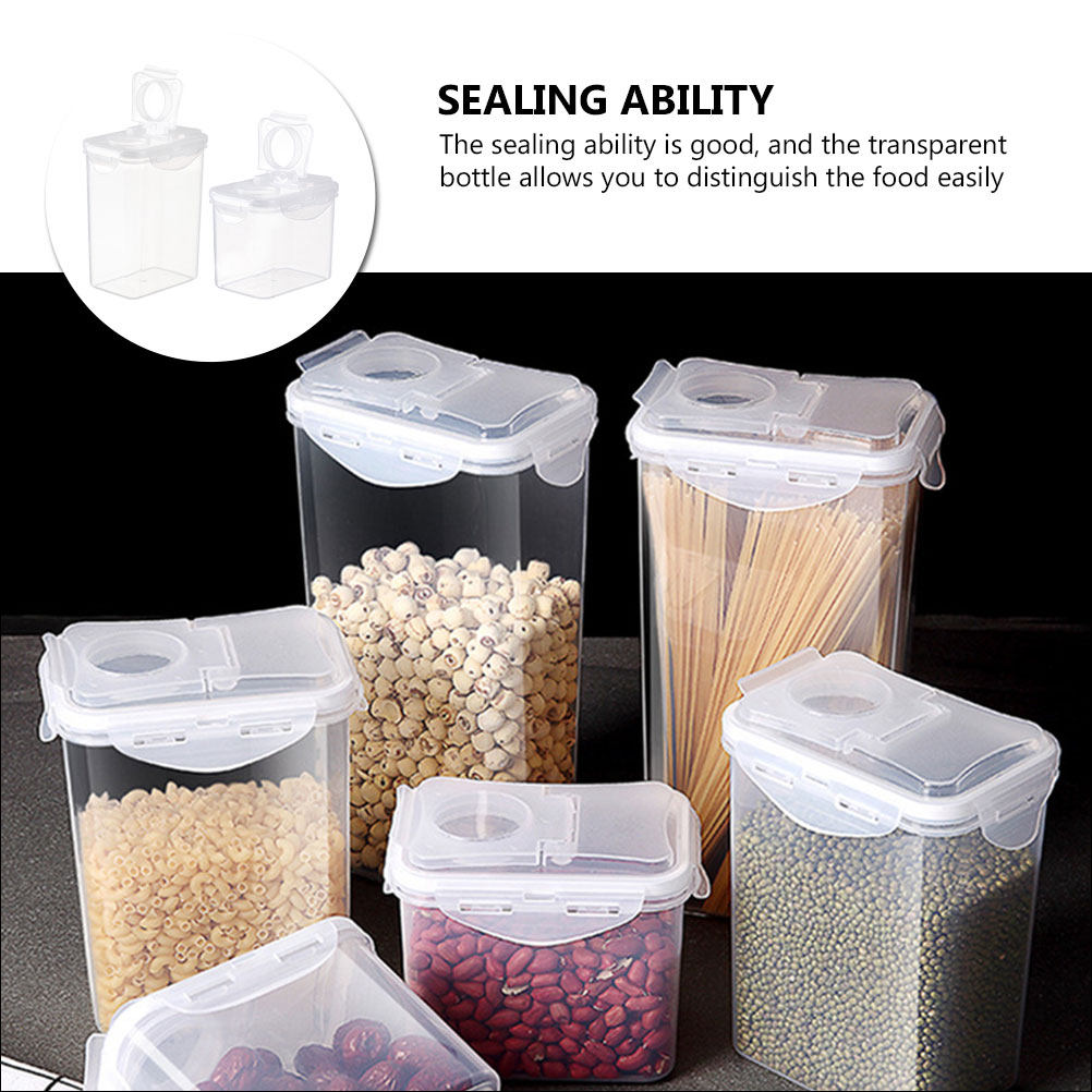 2Pcs Plastic Food Storage Jars - đánh giá và giá Dried Fruit