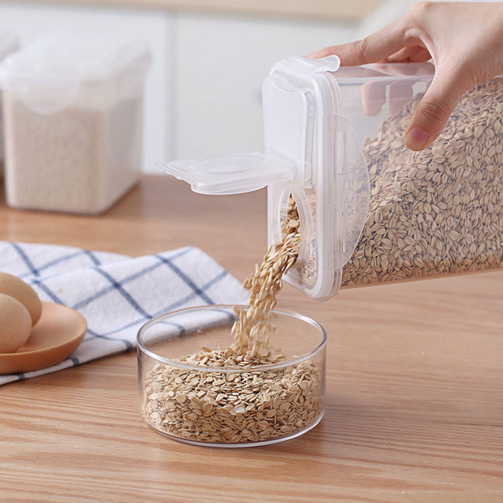 2Pcs Plastic Food Storage Jars - đánh giá và giá Dried Fruit