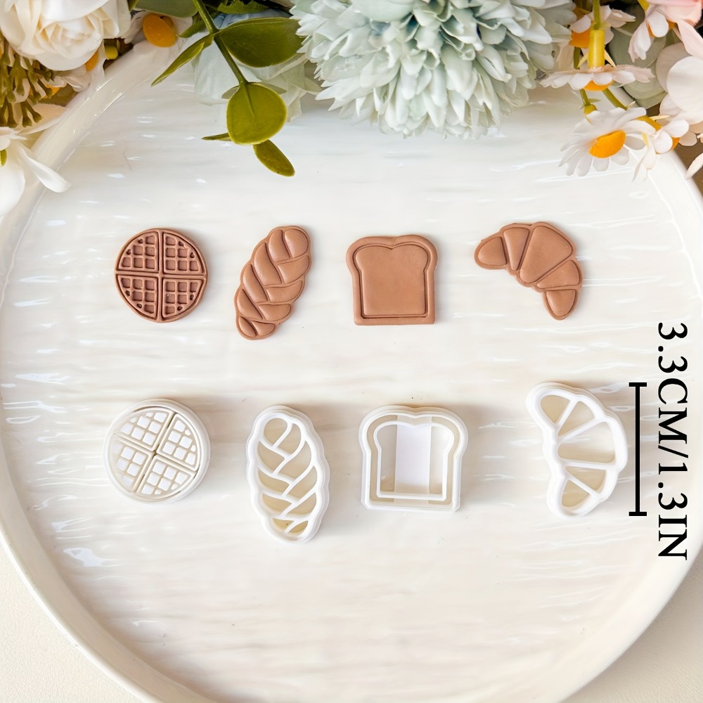 4Pcs Bread Themed Cookie Cutte - đánh giá và giá Cookies Pack