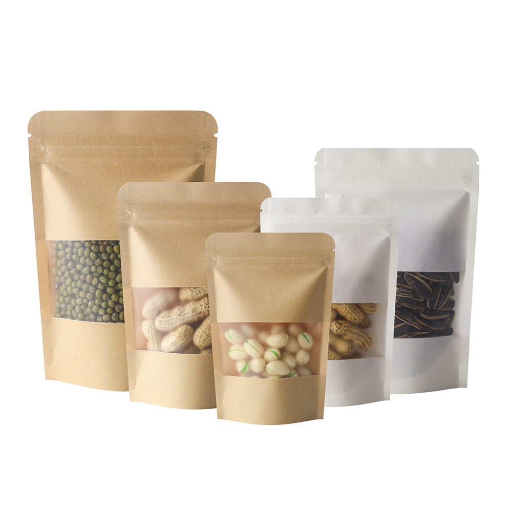 100 Pcs Kraft Matte Visible Wi - đánh giá và giá Dried Fruit