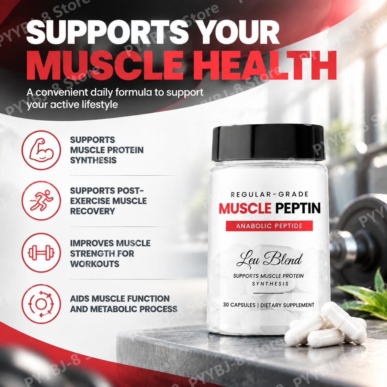 Muscle Peptin Leu Blend Capsul - đánh giá và giá Protein Bar
