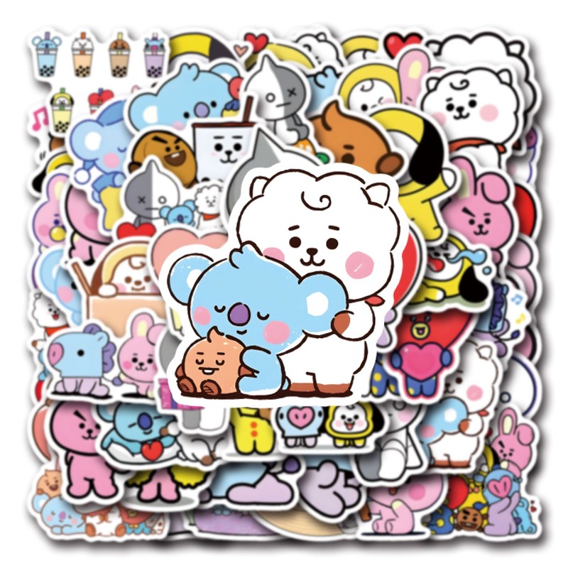 55/110PCS BT21 Chimmy Cooky ko - đánh giá và giá Cookies Pack