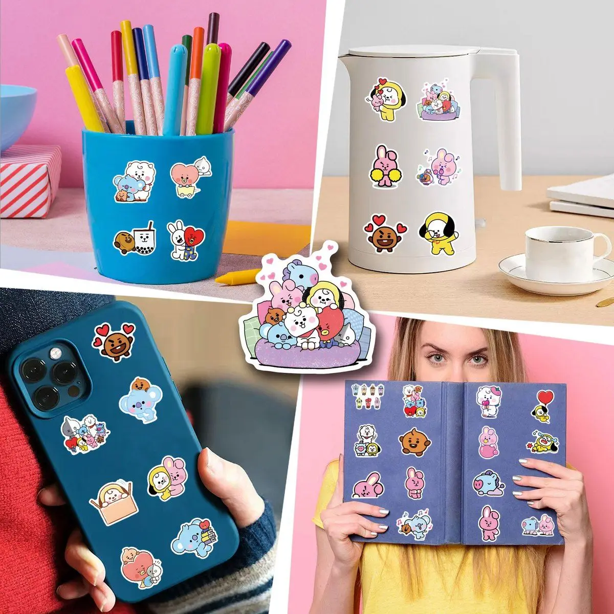 55/110PCS BT21 Chimmy Cooky ko - đánh giá và giá Cookies Pack